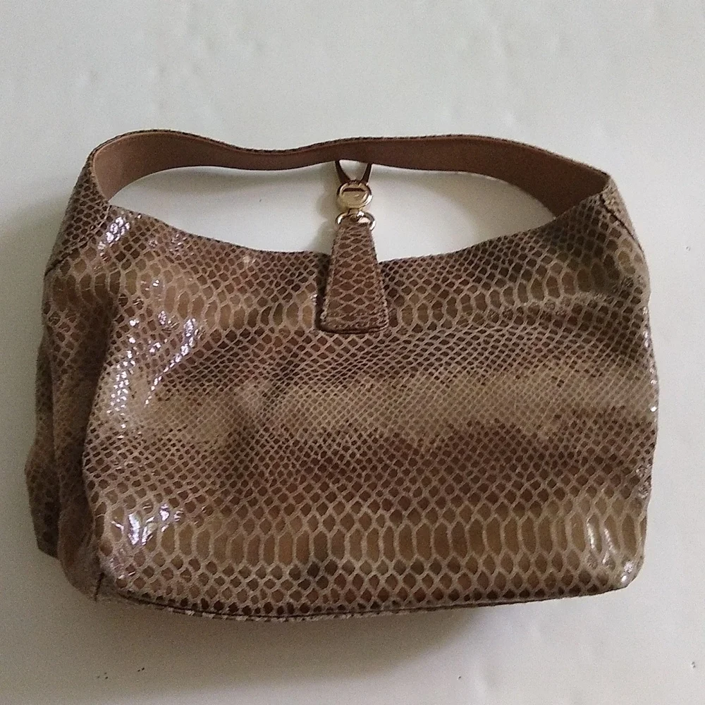 Dooney‎ & Bourke Logo Lock hobo sac shoulder bag purse